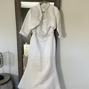 Wedding Dress with Bolero Jacket